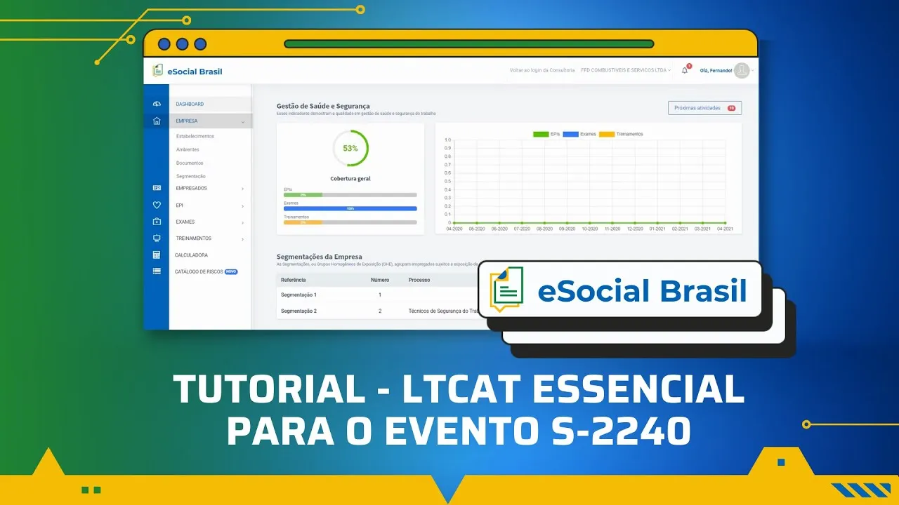 Tutorial elaboração LTCAT (S-2240) eSocial Brasil