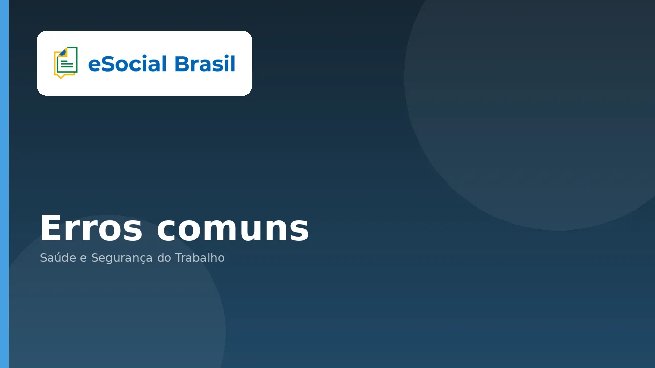 Erro: empregado sem matrícula eSocial