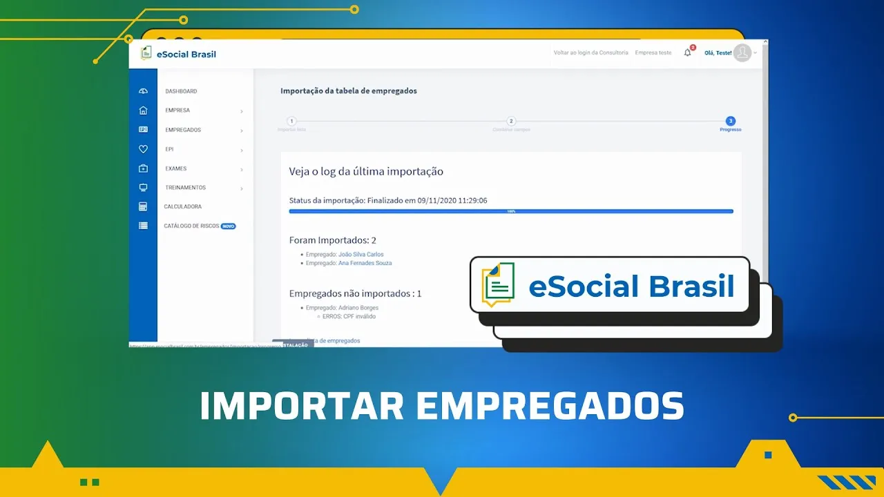 Importação de Empregados no eSocial Brasil