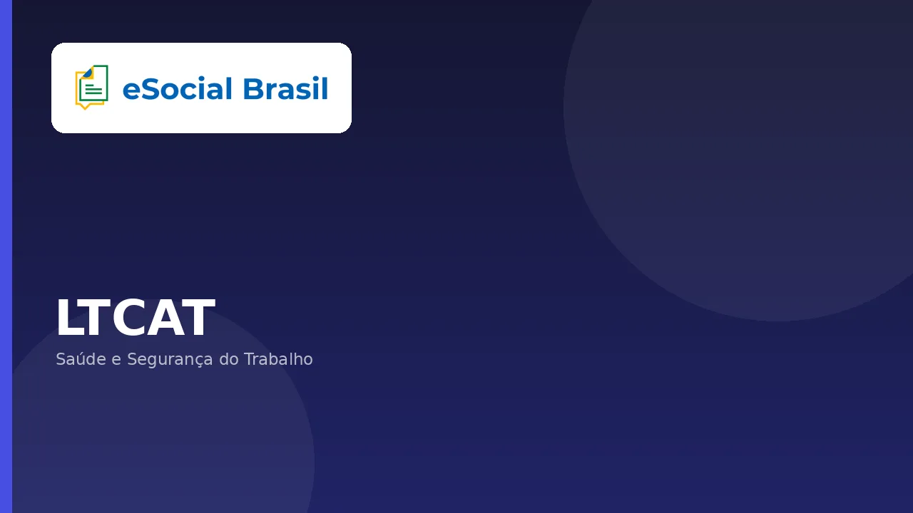 Como criar um LTCAT