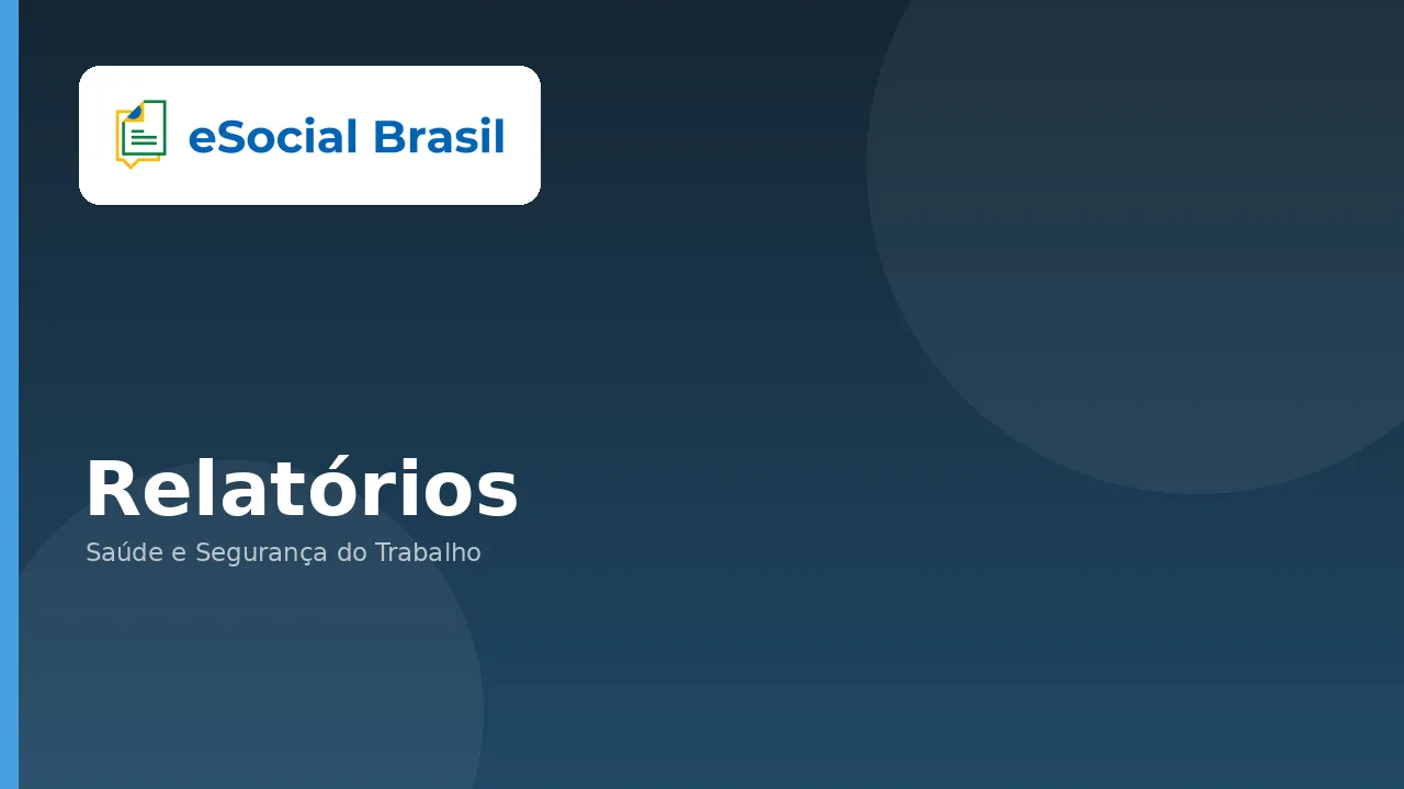 Relatórios de documentos SST